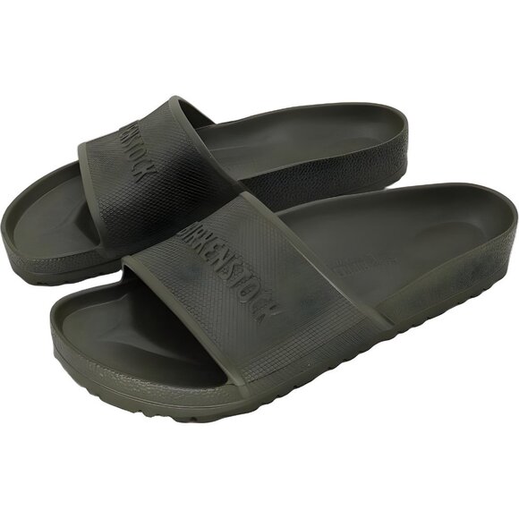 BIRKENSTOCK Men's Khaki Barbados EVA Sandals Size 46 EU 13 US - Picture 2 of 6